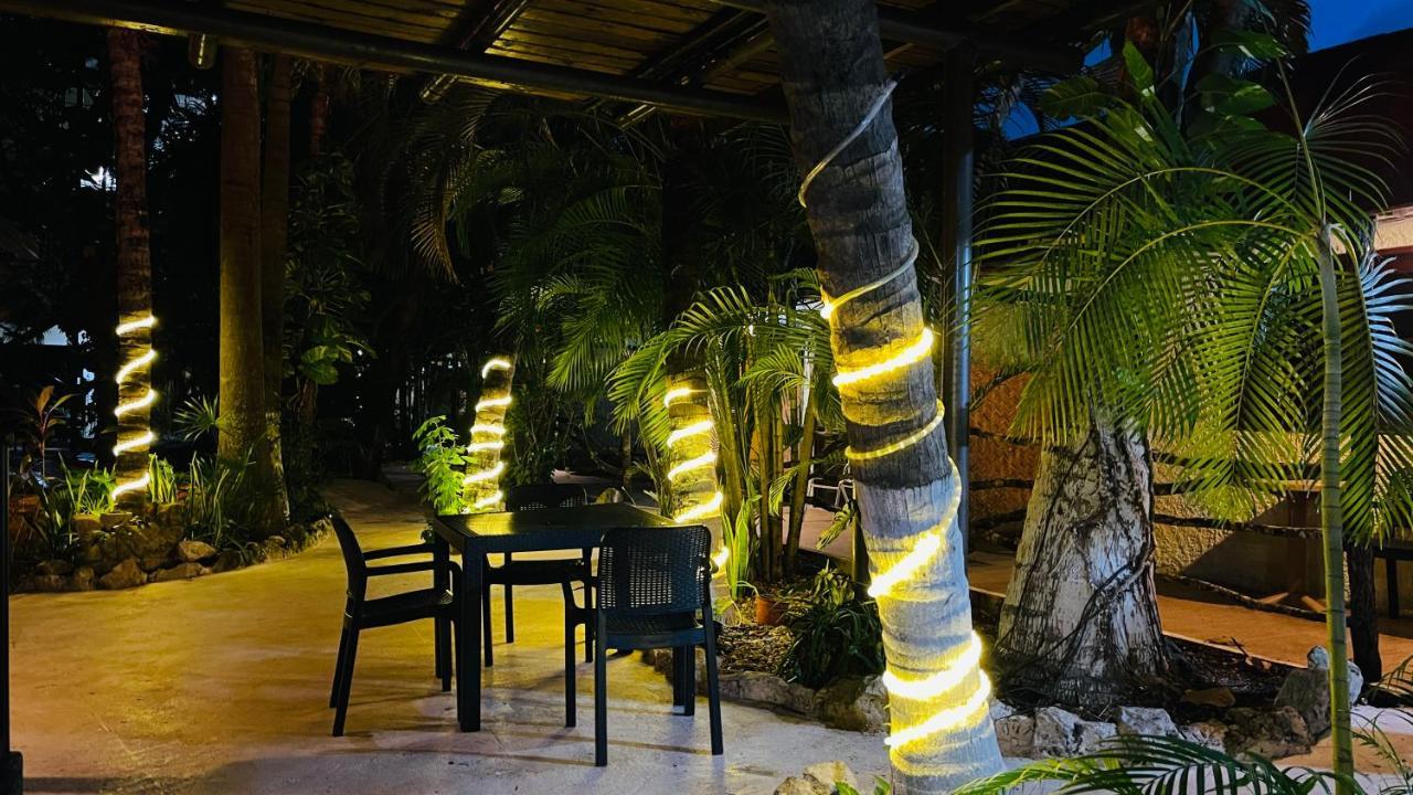 Hotel B&B - 5Th Avenue Playa del Carmen Eksteriør billede Solar rope lights